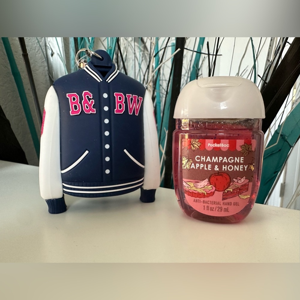 Bath & Body Works Varsity Jacket PocketBac and Champagne Apple & Honey Sanitizer